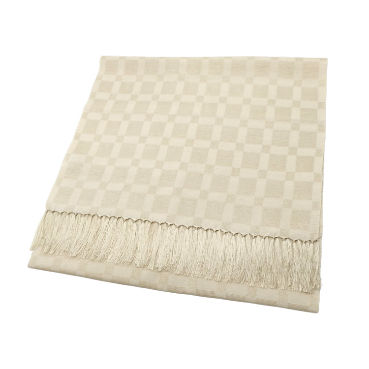 澤井織物「象牙色」千成堂別注 ストール（ショール）の画像