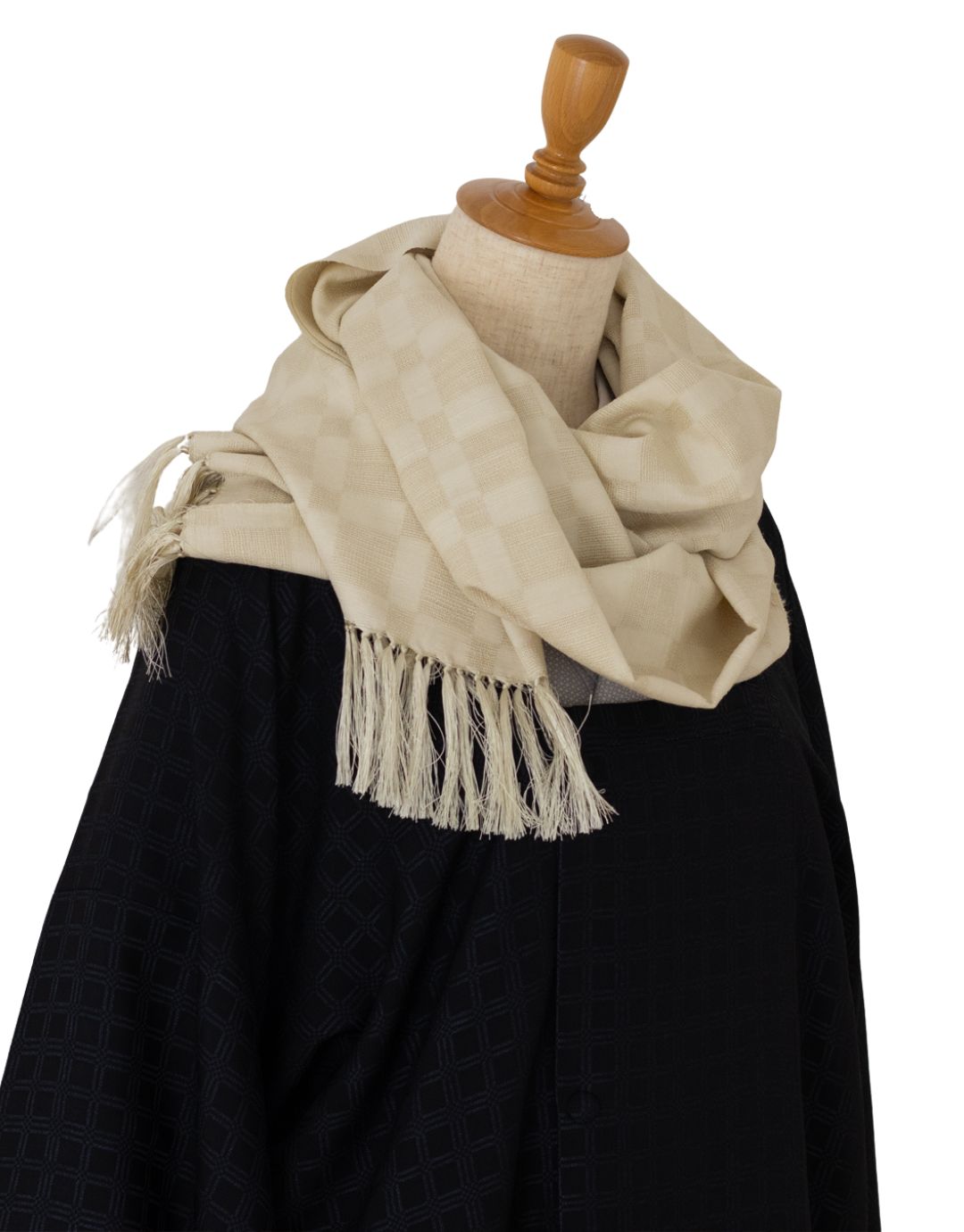 澤井織物「象牙色」千成堂別注 ストール（ショール）の画像