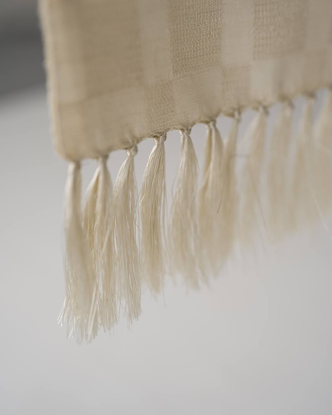 澤井織物「象牙色」千成堂別注 ストール（ショール）の画像