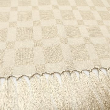 澤井織物「象牙色」千成堂別注 ストール（ショール）の画像