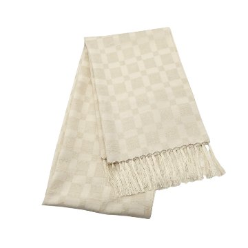 澤井織物「象牙色」千成堂別注 ストール（ショール）の画像