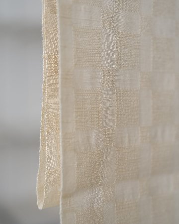 澤井織物「象牙色」千成堂別注 ストール（ショール）の画像