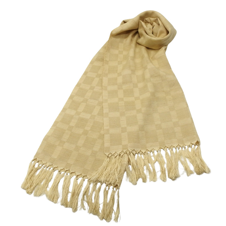 澤井織物「蒸栗色」ストール（ショール）の画像