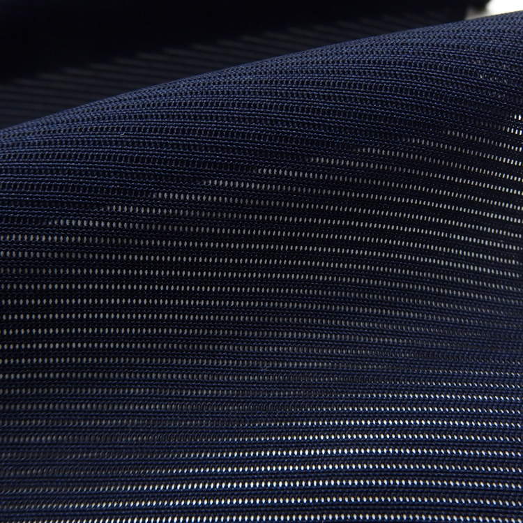 駒絽白着尺（五泉）×千成堂着物店 「三本絽の色無地」濃紺 ＜お仕立て代込＞の画像