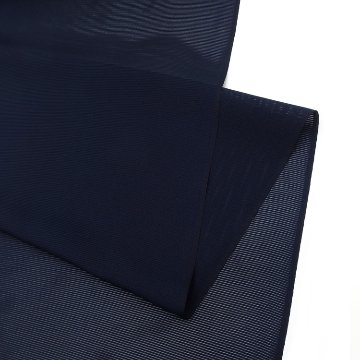 駒絽白着尺（五泉）×千成堂着物店 「三本絽の色無地」濃紺 ＜お仕立て代込＞の画像