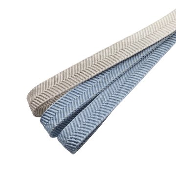 和小物さくら 帯締め 笹浪組(笹波)ぼかし金散らし 薄花色から素色 ＜即日発送可＞の画像