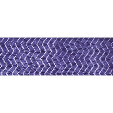 みちのく白鷹の里工房 「漢方染（紫紺染絞り）」千成堂別注 九寸名古屋帯 染め帯 紫＜お仕立て代込＞の画像