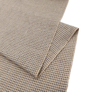 久留米絣「文人絣」着尺 白茶（ベージュ系）＜お仕立て代込＞の画像