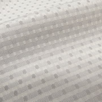 渡敬 帯揚げ 行儀角通し ドット 白鼠＜即日発送可＞の画像