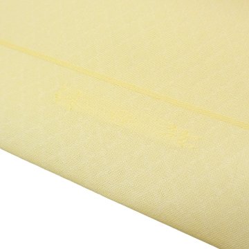 洛風林 「マルグレーテ華文」九寸名古屋帯 夏帯〜単衣帯 灰淡黄＜お仕立て代込＞の画像