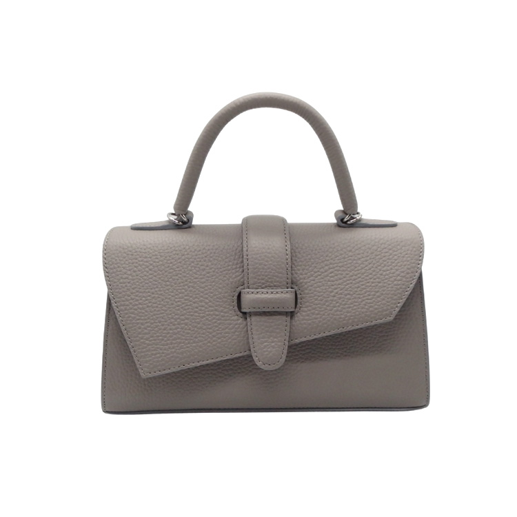 SHOJIFUJITA（ショウジフジタ） 「DANCER5 横長 シュリンク×グレージュ」 ハンドバッグの画像