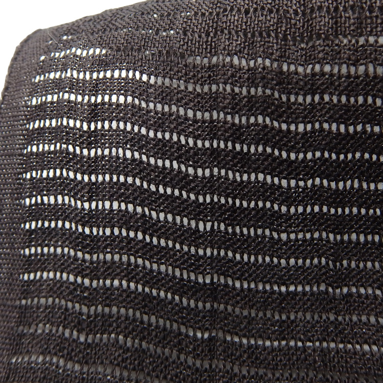 衿秀 麻絽 夏帯揚げ 赤墨色 無地 ＜即日発送可＞の画像