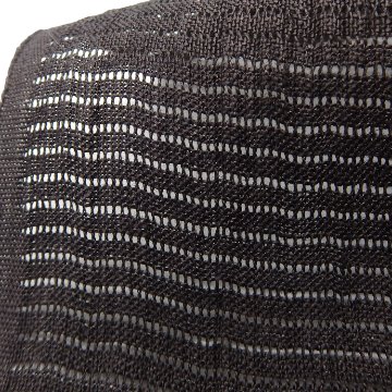 衿秀 麻絽 夏帯揚げ 赤墨色 無地 ＜即日発送可＞の画像