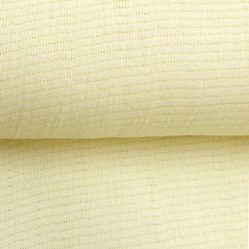 衿秀 麻絽 夏帯揚げ 淡黄 無地 ＜即日発送可＞の画像