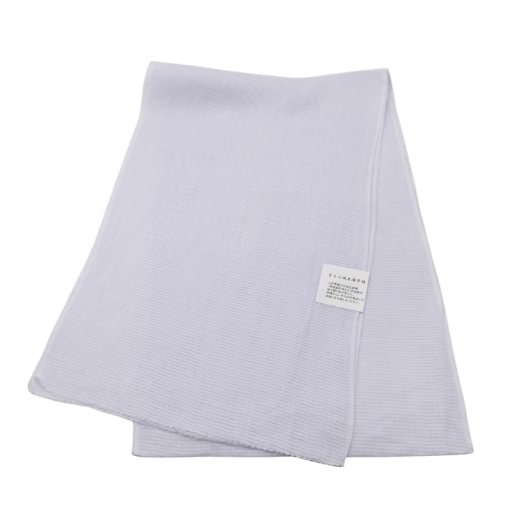 衿秀 麻絽 夏帯揚げ 白菫色 無地 ＜即日発送可＞の画像