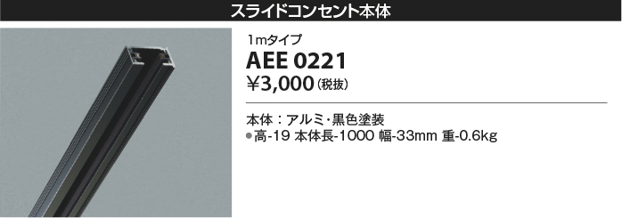 安心のメーカー保証【インボイス対応店】【送料無料】AEE0221 コイズミ 配線ダクトレール レールのみ  Ｔ区分の画像