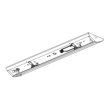 安心のメーカー保証【インボイス対応店】【送料無料】AH92027L コイズミ ベースライト 一般形 本体のみ LED ランプ別売 Ｔ区分の画像