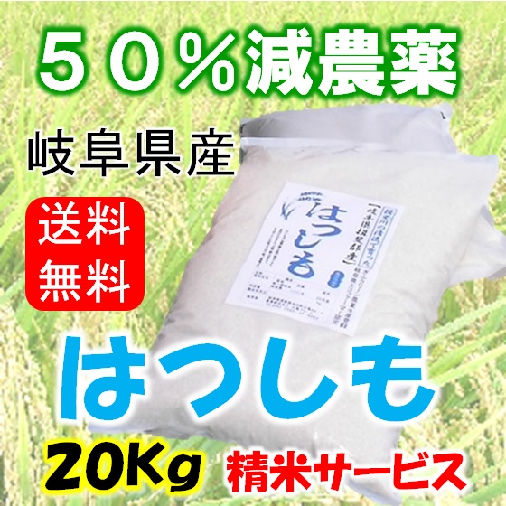 令和５年産　ハツシモ　玄米20Kg（精米サービス）画像
