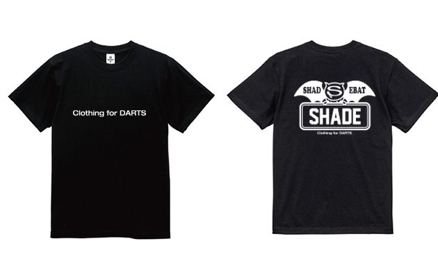 SHADE Clothing for Darts Tシャツ　ブラックの画像