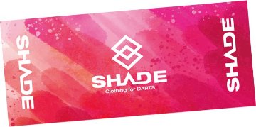 SHADEフェイスタオル　ピンクの画像