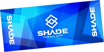 SHADEフェイスタオル　ブルーの画像