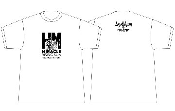 村松治樹＆未来Tシャツ Logolabzion × SHADE ホワイトの画像