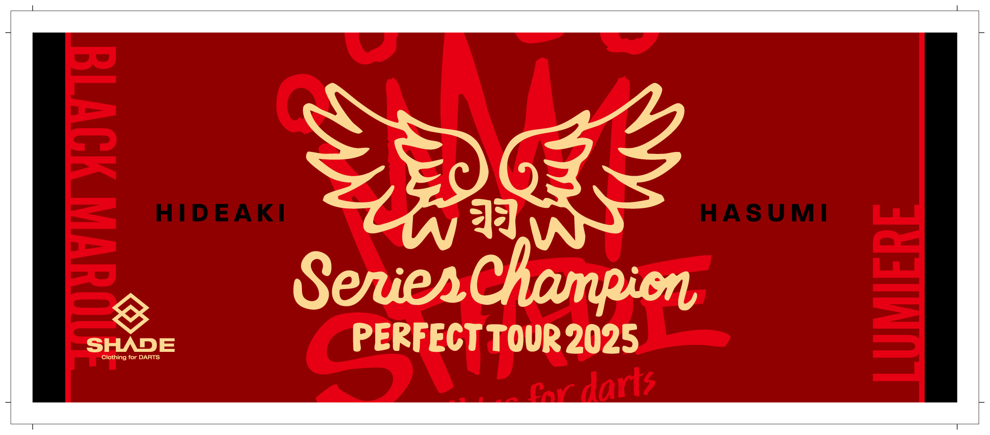 羽角英明 PERFECT2025 年間チャンピオン記念タオルの画像