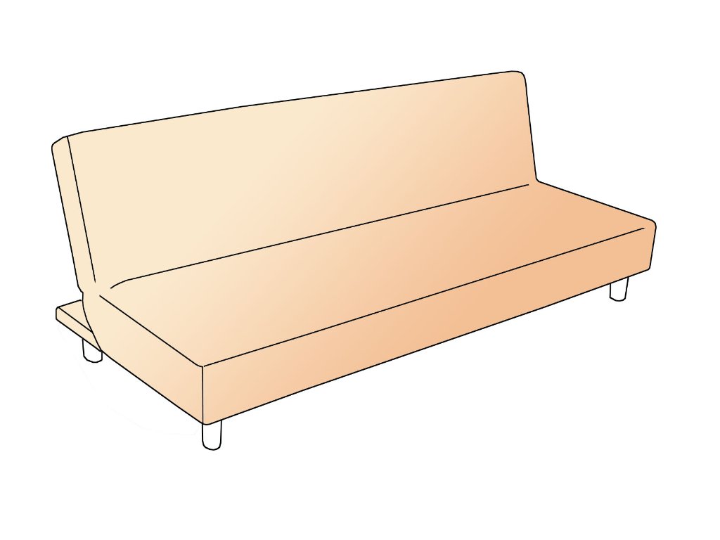別注 ソファーカバー オーダーメイド ソファーベッド用 リクライニング対応の画像
