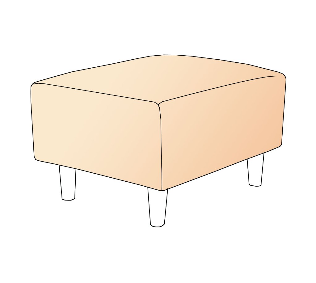 別注 オーダーメイド  オットマンカバー の画像