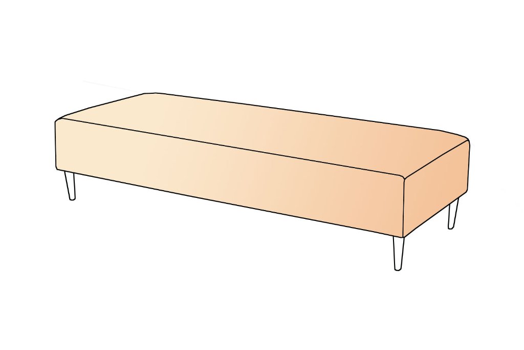 別注 ベンチシートカバー オットマンカバー オーダーメイド 特注 の画像