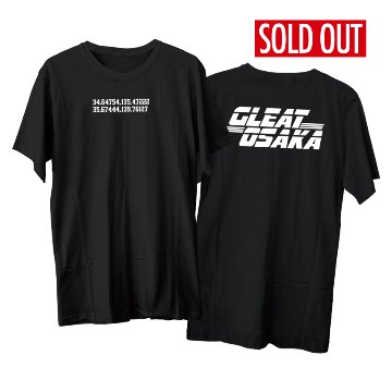<T-Hawkプロデュース第3弾>GLEAT×OSAKA Tシャツ／BLACK画像