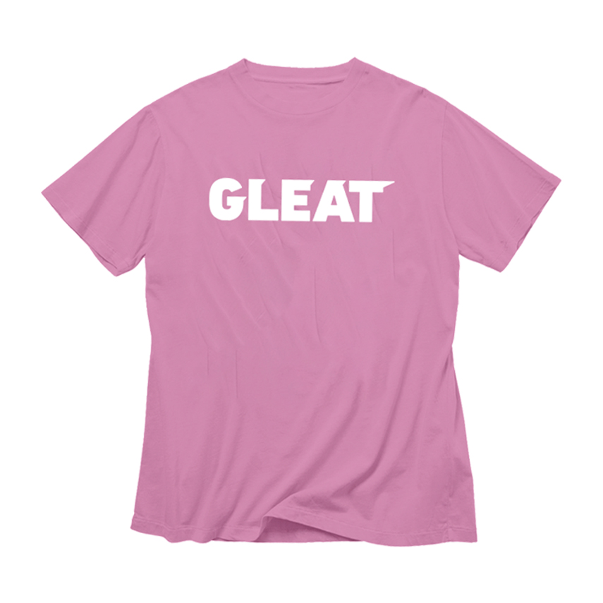 【ラスト1枚!】<パステルカラー>GLEAT LOGO Tシャツ/ PINK 画像