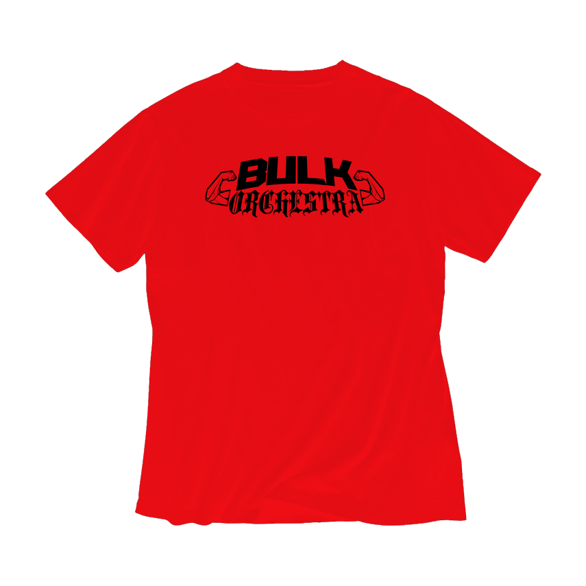 【初代ロゴ】BULK ORCHESTRA Tシャツ/ RED画像