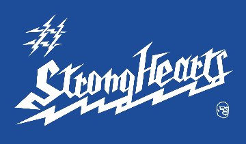 【コラボ】#STRONGHEARTS×HAOMINGパーカー/ BLUE画像
