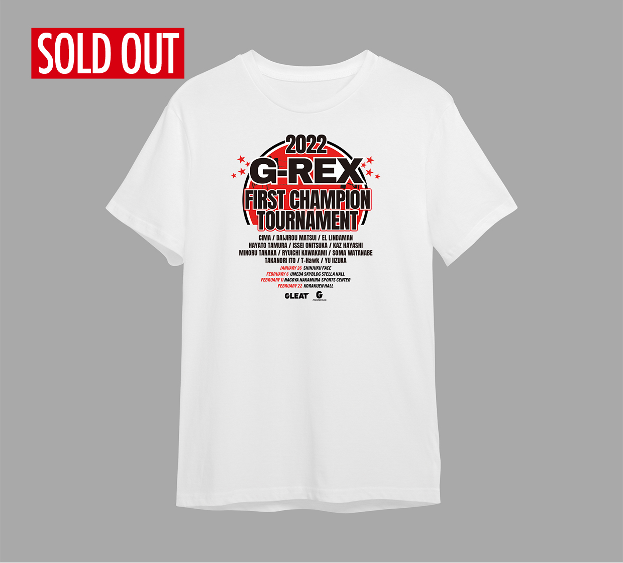 G-REX 大会記念Tシャツ画像