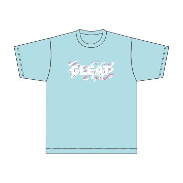 【残り僅か】GLEAT 春リボンTシャツ　パステルカラー / ブルー画像