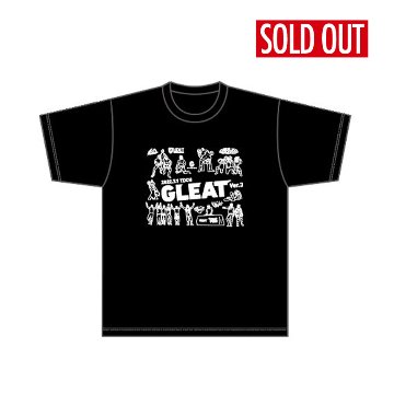 【GLEAT Ver.3】 イラスト大会記念Tシャツ / BLACK画像