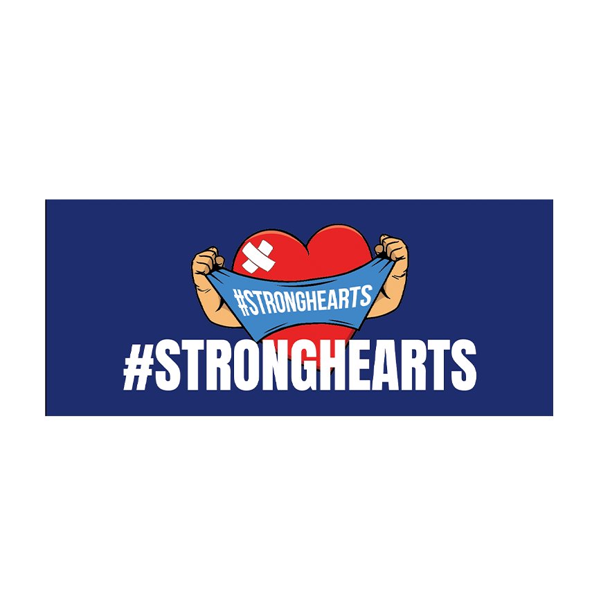 【初代ロゴ】#STRONGHEARTS LOGO 応援タオル画像