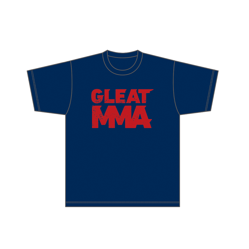 GLEAT MMA LOGO Tシャツ / INDIGOの画像