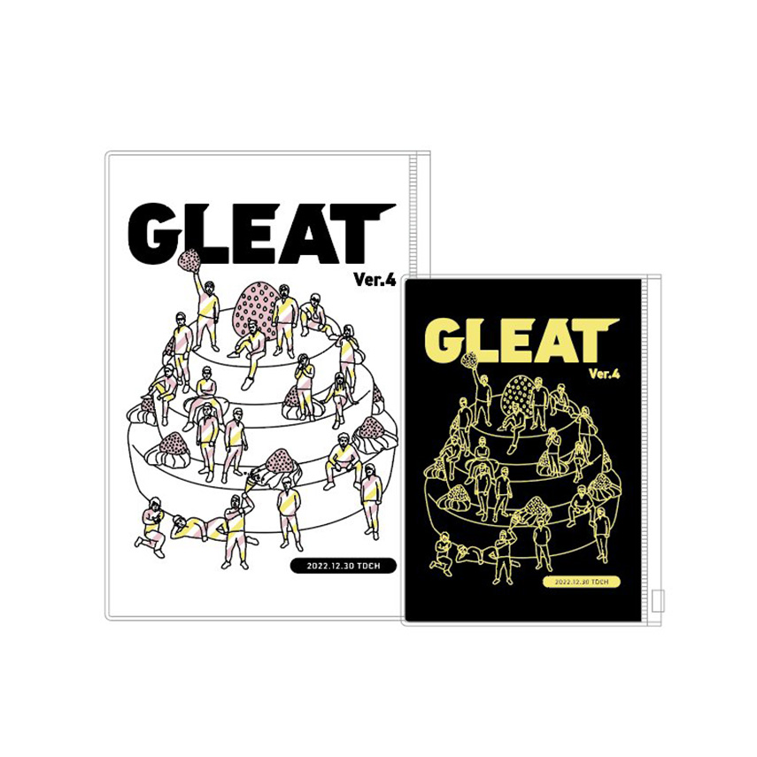 ＼選手イラスト／GLEAT Ver.4 大会記念 クリアポーチSET画像