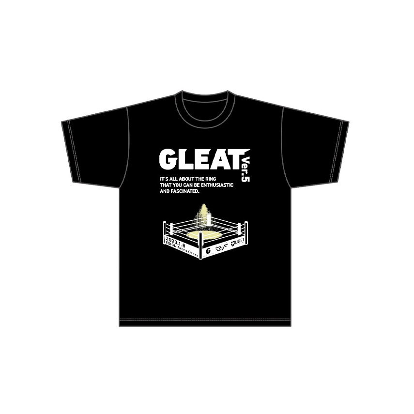 GLEAT Ver.5 大会記念Tシャツ/黒画像