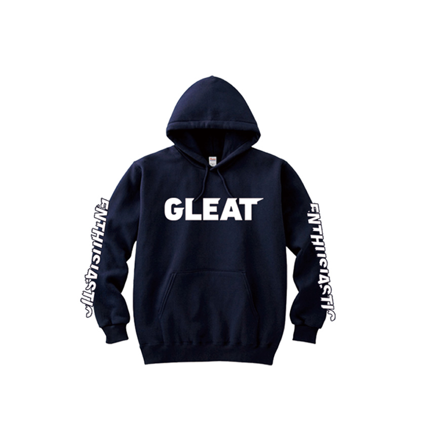 GLEAT LOGO パーカー/ ネイビーの画像
