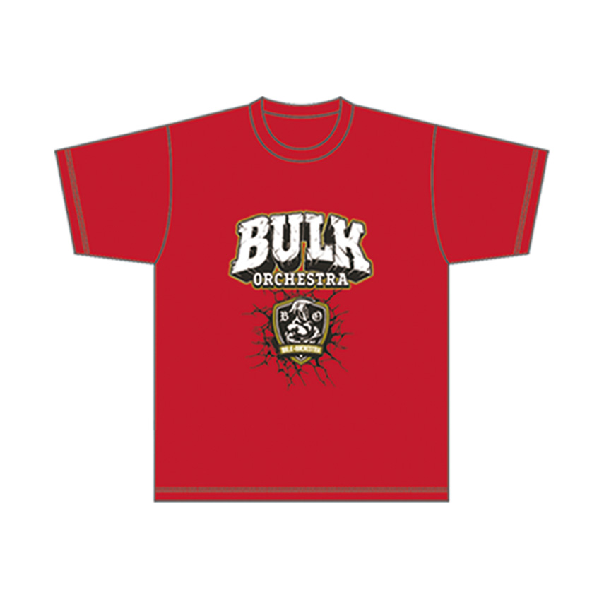 【25】BULK ORCHESTRA NEW LOGO Tシャツ/ 赤<解散ユニット>の画像