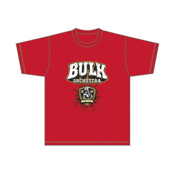 BULK ORCHESTRA NEW LOGO Tシャツ/ RED画像