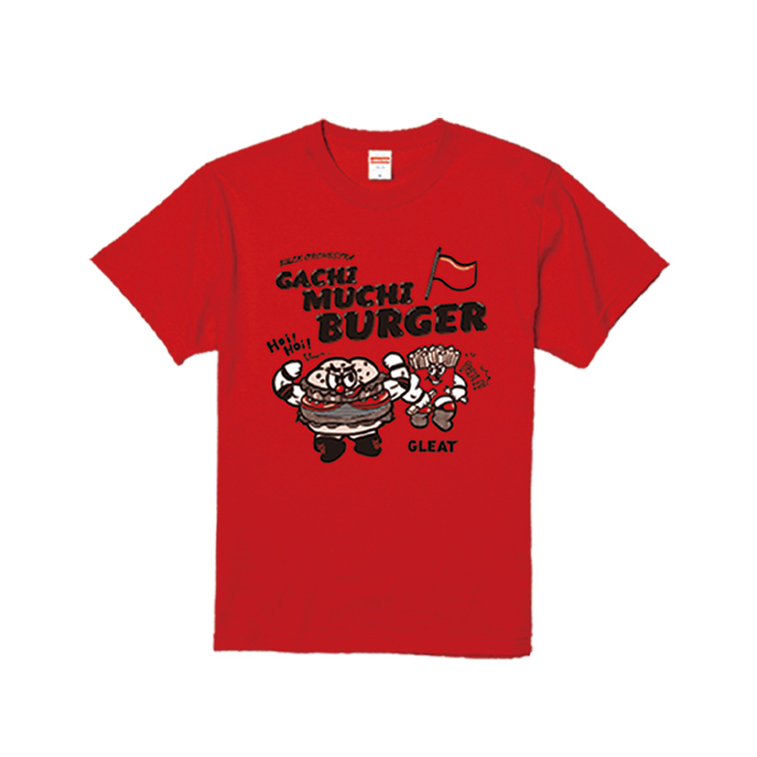 ＼ついに登場／ GACHIMUCHI BURGER Tシャツ / REDの画像