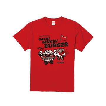 ＼ついに登場／ GACHIMUCHI BURGER Tシャツ / RED画像