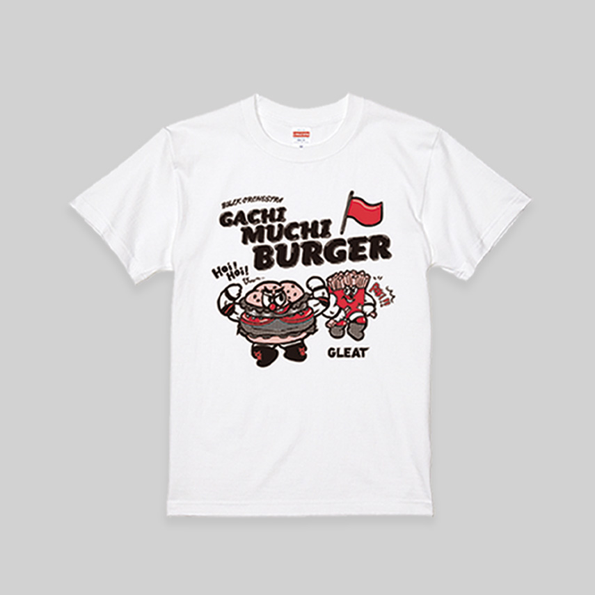 ＼ついに登場／ GACHIMUCHI BURGER Tシャツ / WHITE画像