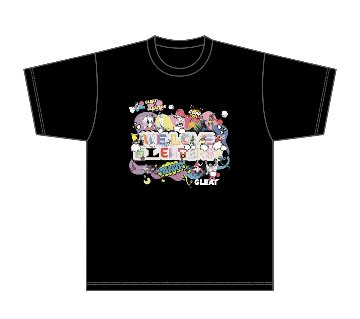 WE LOVE GLEATERS! Ver.2 Tシャツ / 黒画像