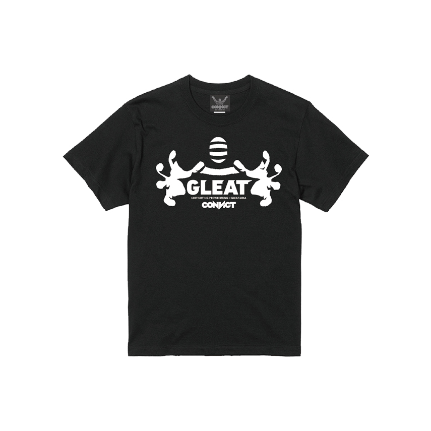 【38】【コラボ】GLEAT×CONVICT Tシャツ / BLACKの画像