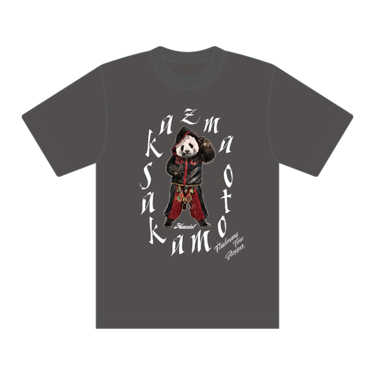 【コラボ】KAZMA×HAOMING コラボTシャツ/黒墨の画像